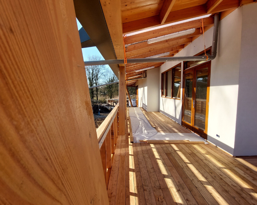 Basisschool Buitenstebinnen Breugel balkon hout
